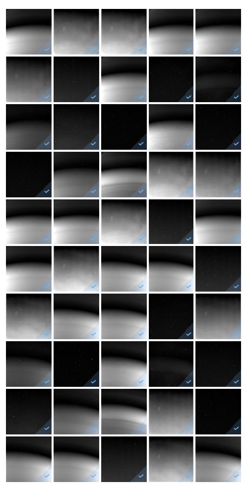 (3) Saturne, Titan… : galerie de données brutes recueillies par la sonde Cassini.