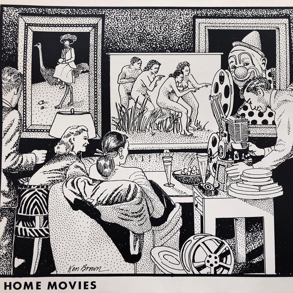 (22) Ken Brown, Home Movies, VS, 1985 (tekening)